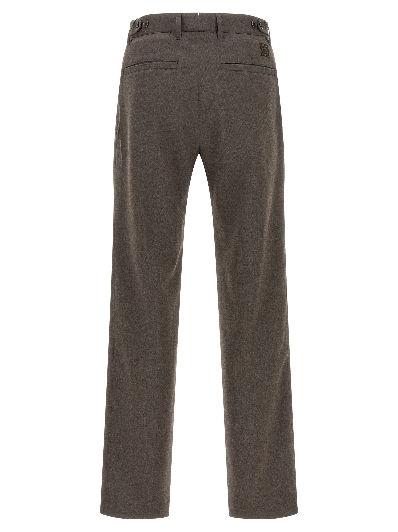 Incotex Brown Polyester Dress Men's Pants