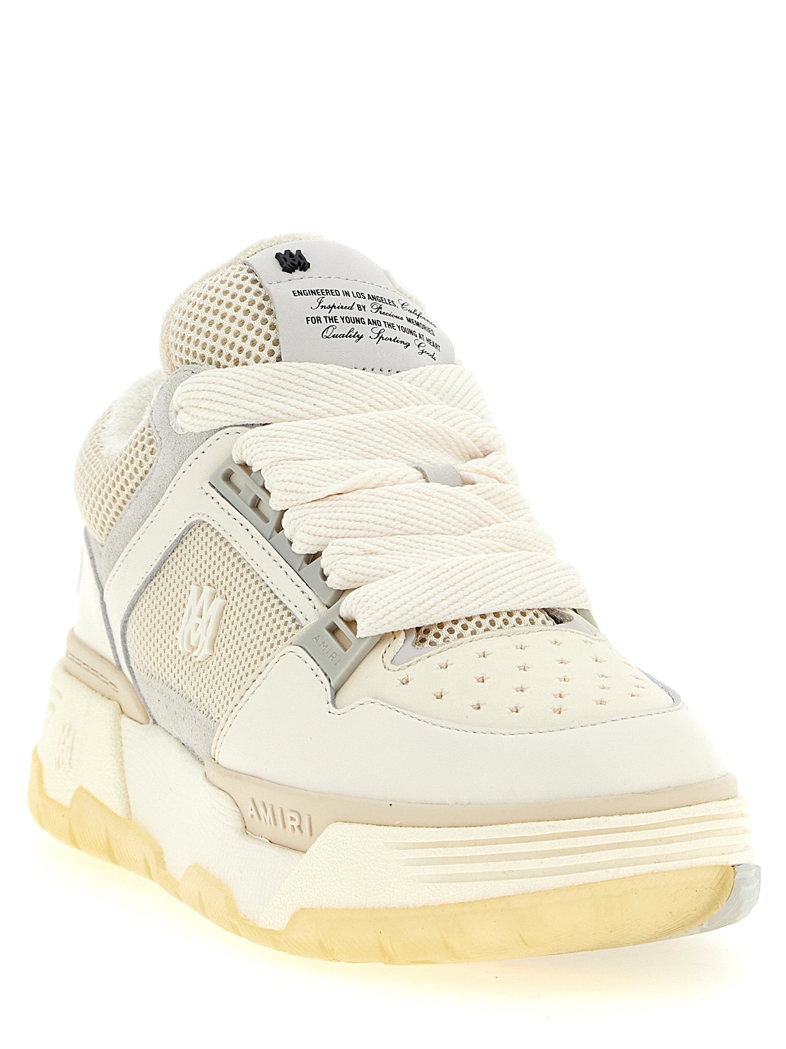 Amiri White Calfskin Chunky Women's Sneakers