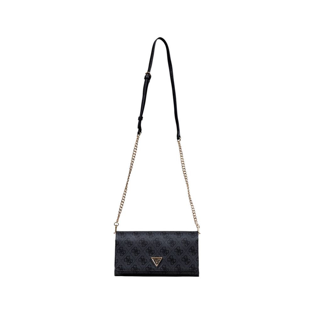 Guess Gray Polyethylene Clutch Women's Bag