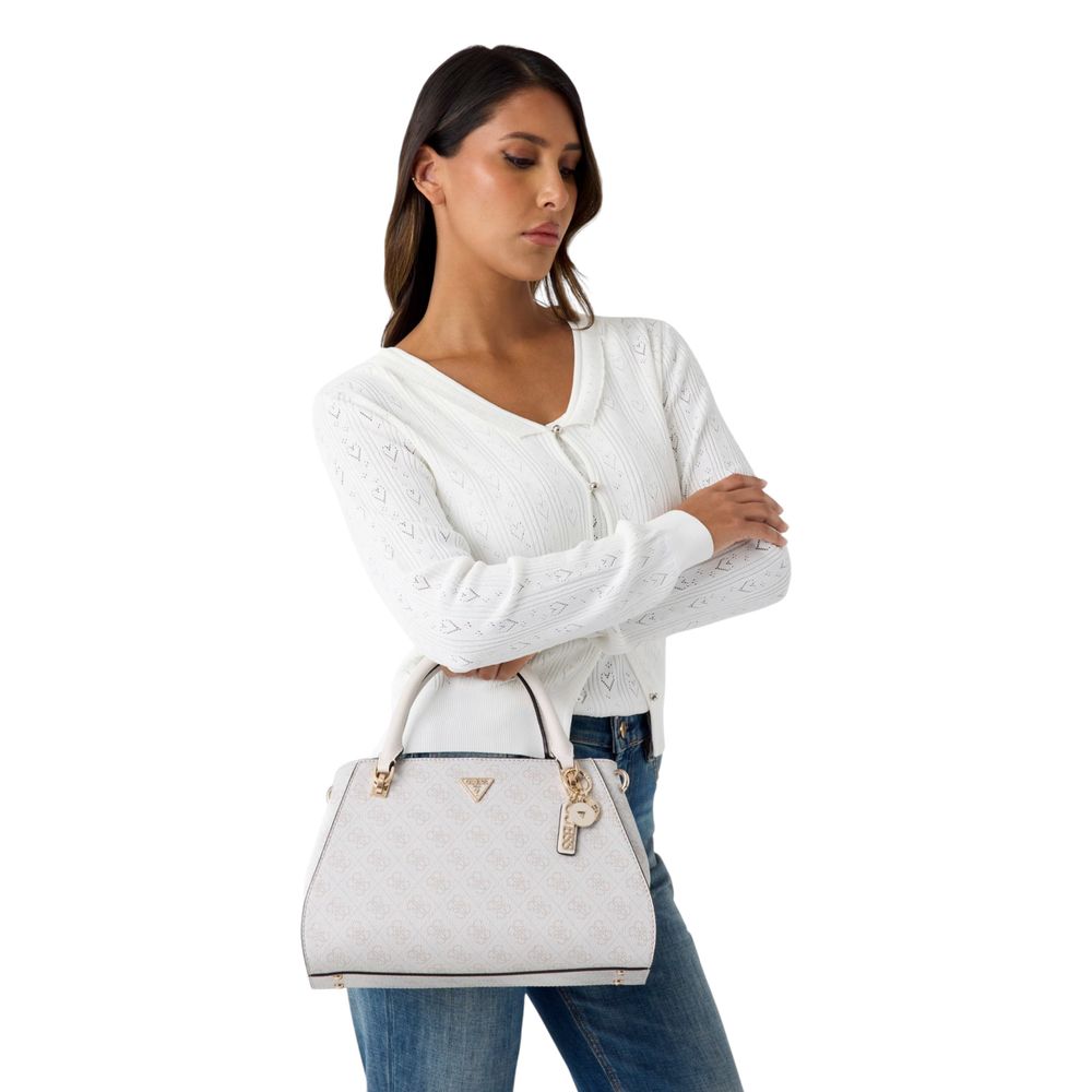 Guess White Polyethylene Women's Handbag