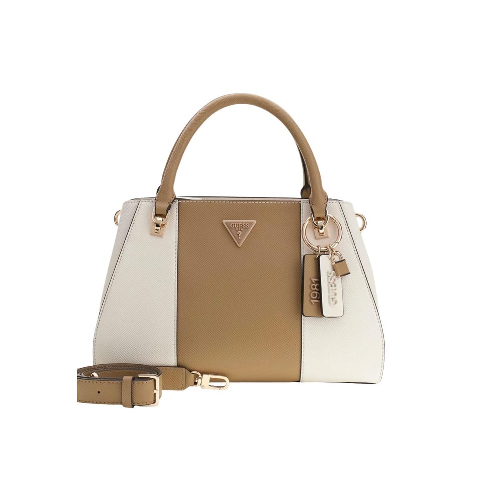 Guess Beige Polyethylene Women's Handbag