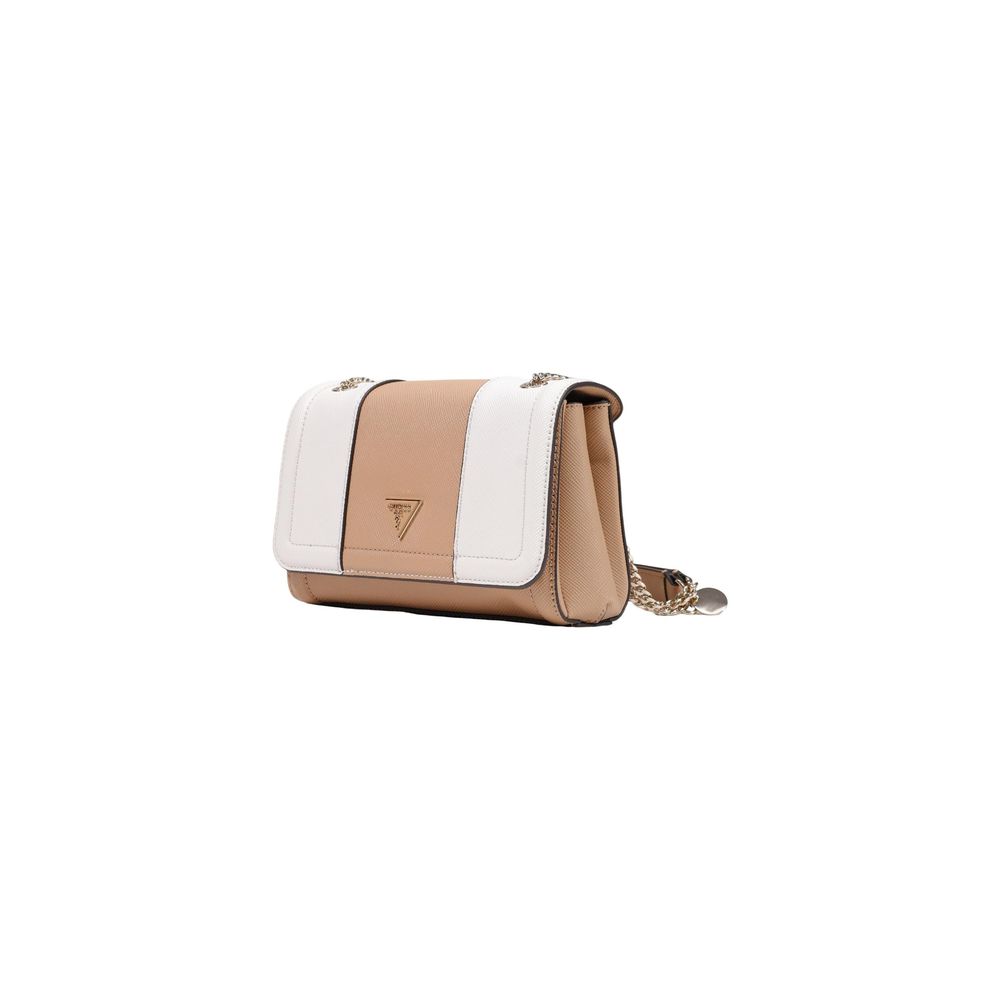 Guess Beige Polyethylene Women's Handbag