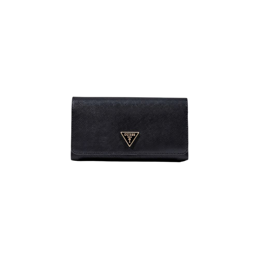 Guess Black Polyethylene Clutch Women's Bag