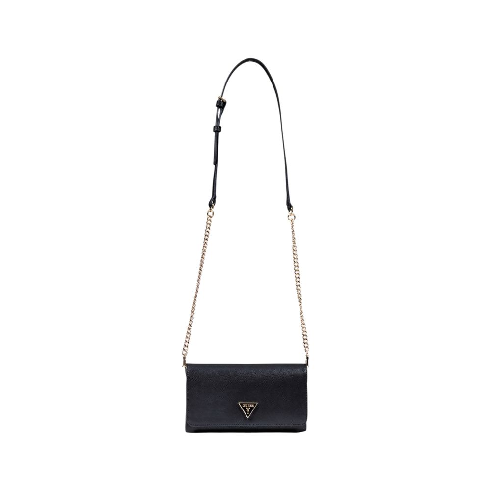 Guess Black Polyethylene Clutch Women's Bag