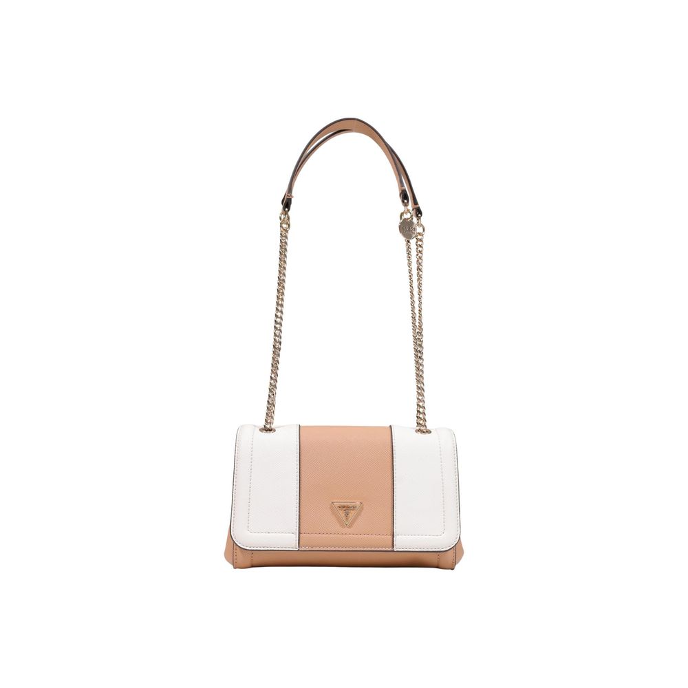 Guess Beige Polyethylene Women's Handbag