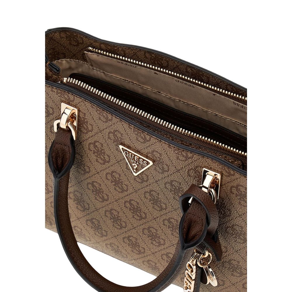 Guess Brown Polyethylene Women's Handbag