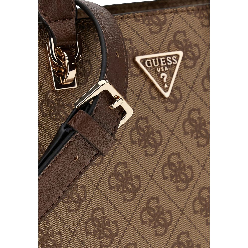 Guess Brown Polyethylene Women's Handbag