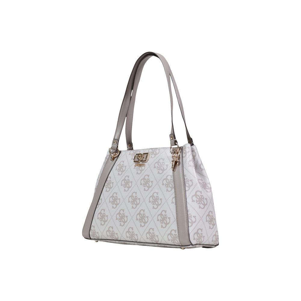 Guess Beige Polyethylene Women's Handbag