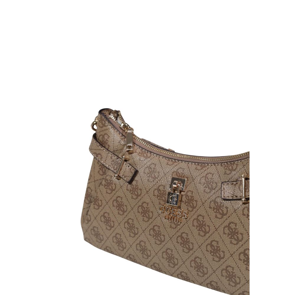 Guess Beige Polyethylene Women's Handbag