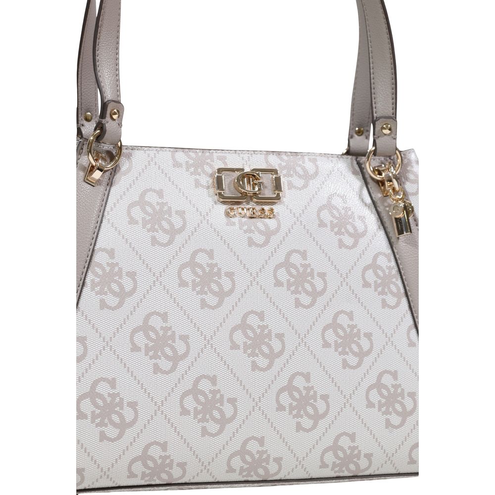 Guess Beige Polyethylene Women's Handbag