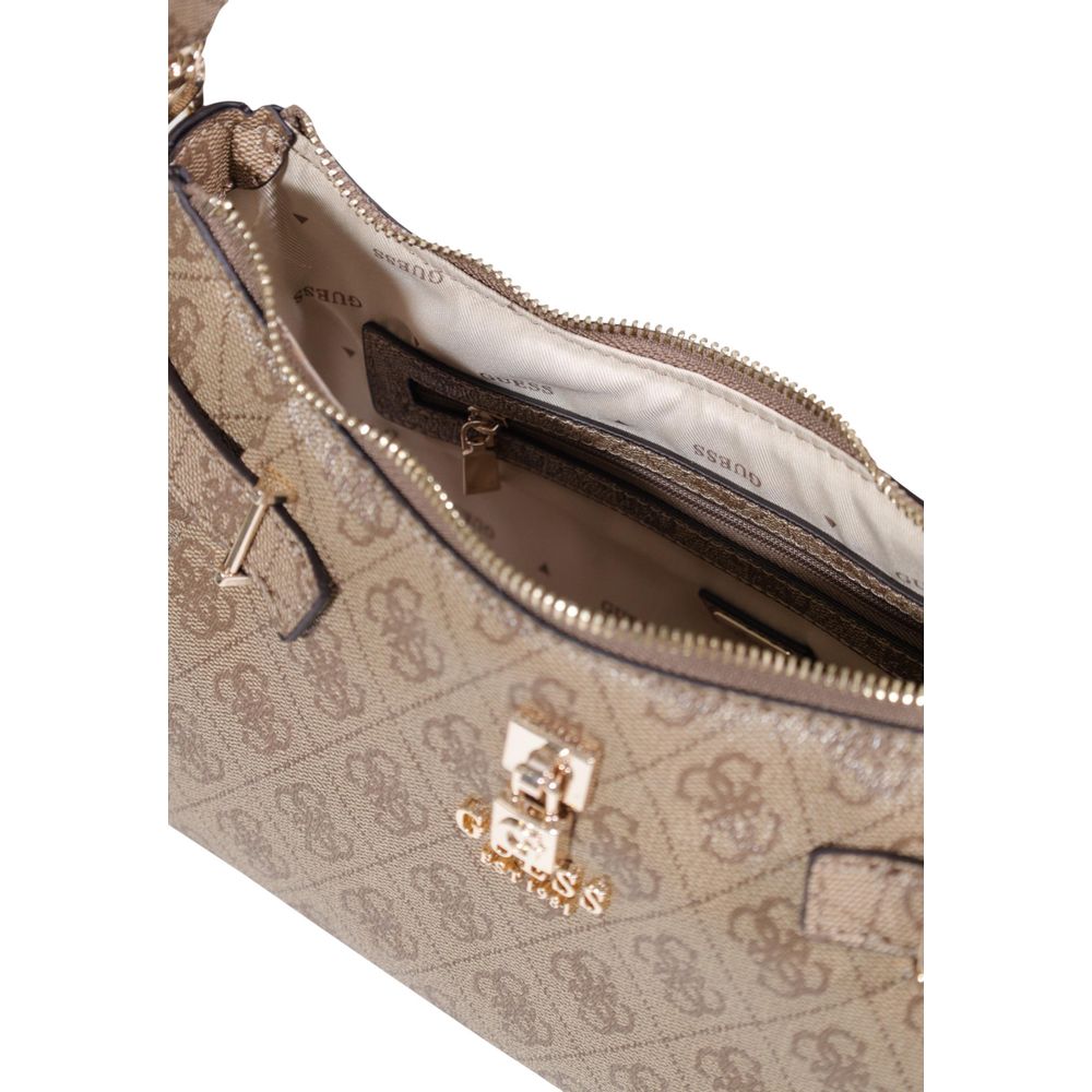Guess Beige Polyethylene Women's Handbag
