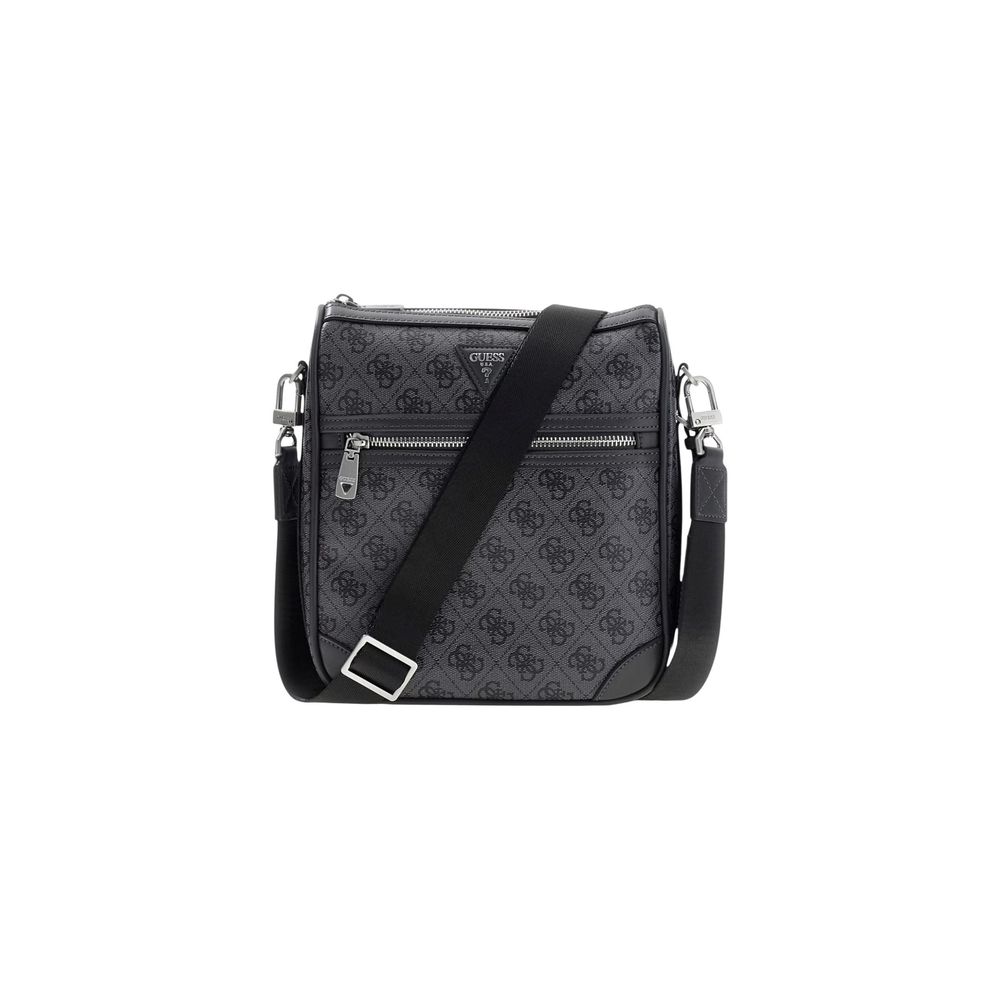 Guess Gray Polyethylene Messenger Men's Bag