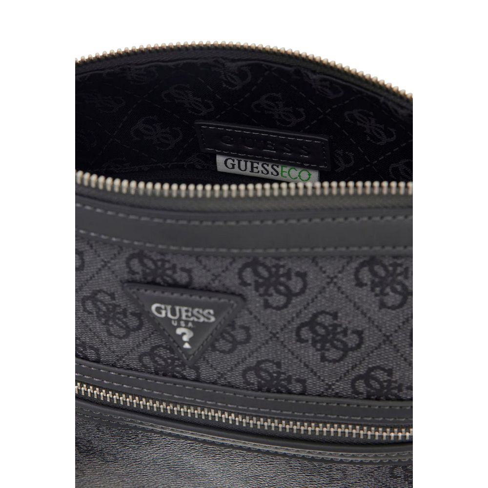 Guess Gray Polyethylene Messenger Men's Bag