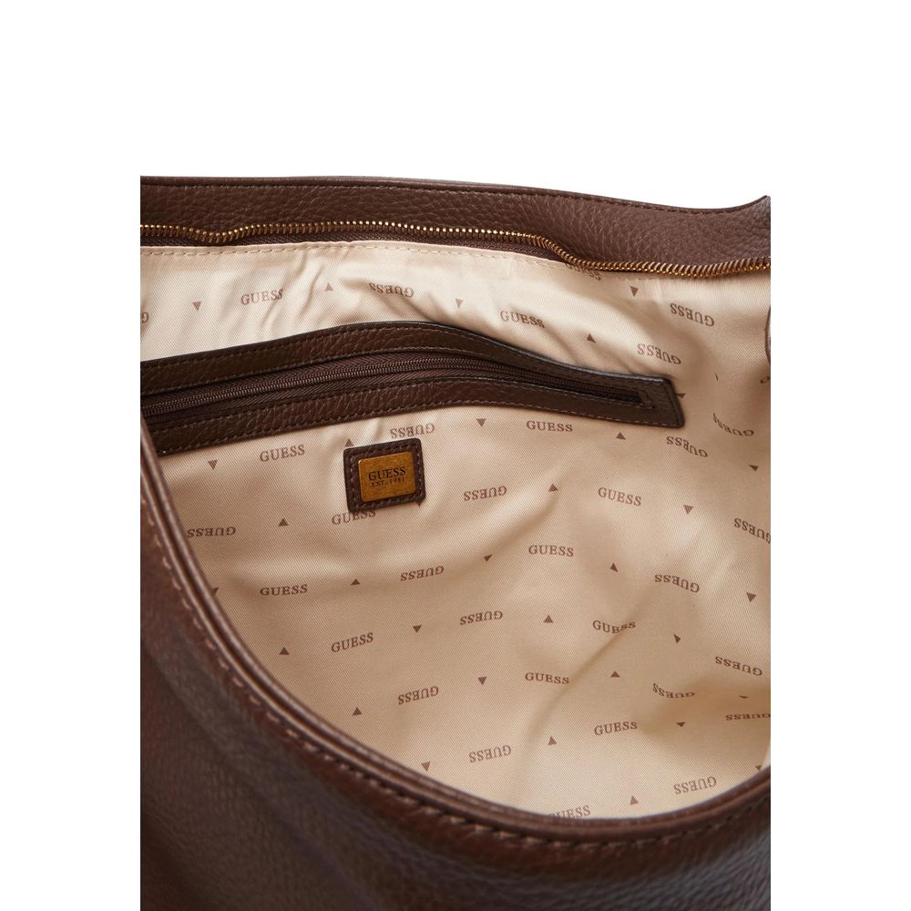 Guess Brown Polyethylene Women's Handbag