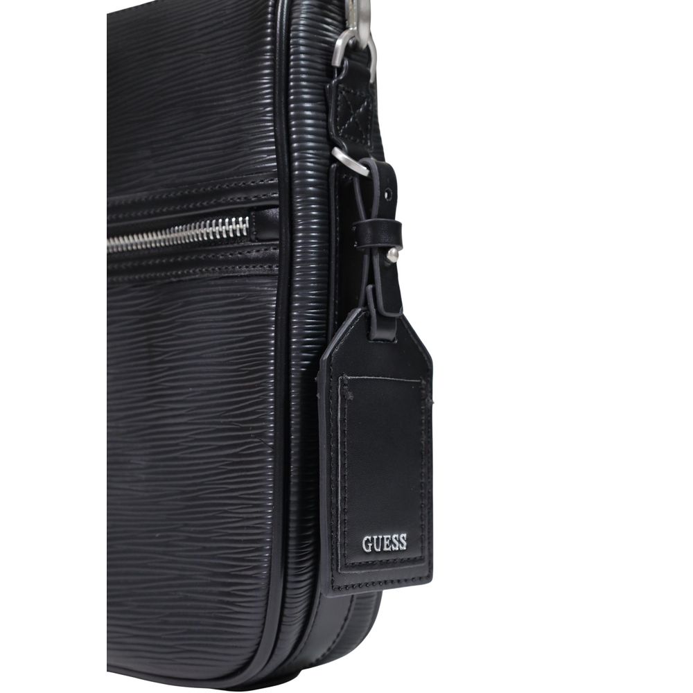 Guess Black Polyethylene Shoulder Men's Bag