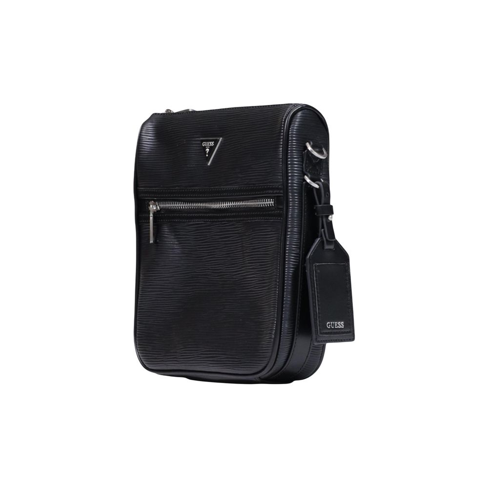 Guess Black Polyethylene Shoulder Men's Bag