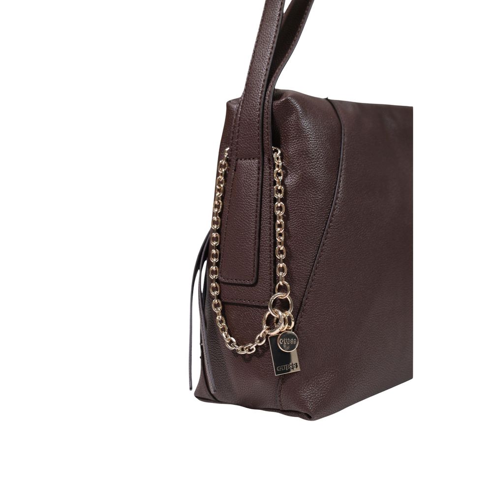 Guess Brown Polyethylene Women's Handbag