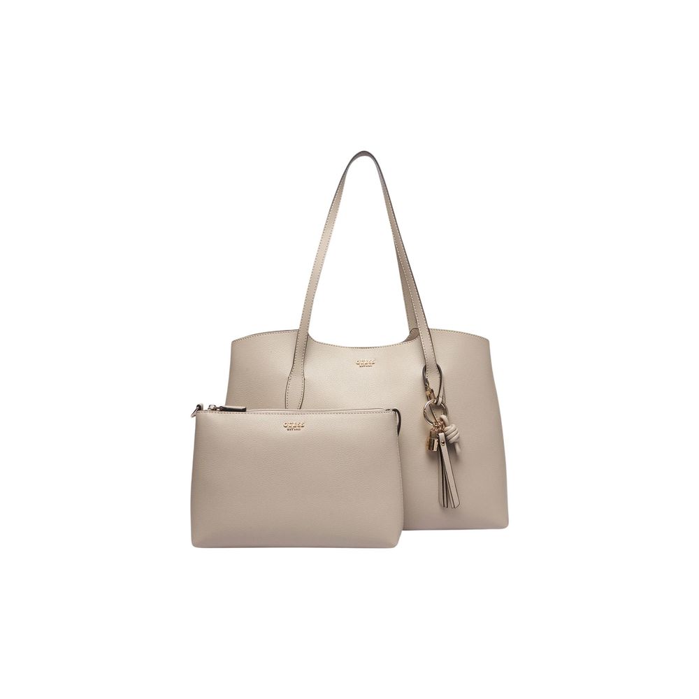 Guess Gold Polyethylene Women's Handbag