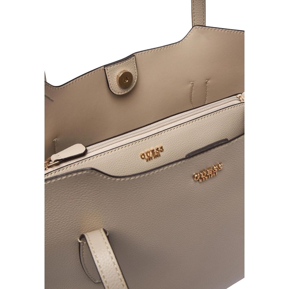 Guess Gold Polyethylene Women's Handbag