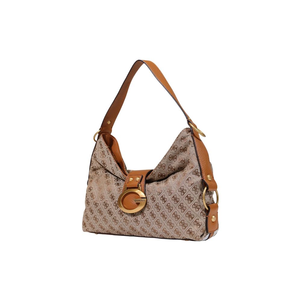 Guess Beige Polyester Women's Handbag