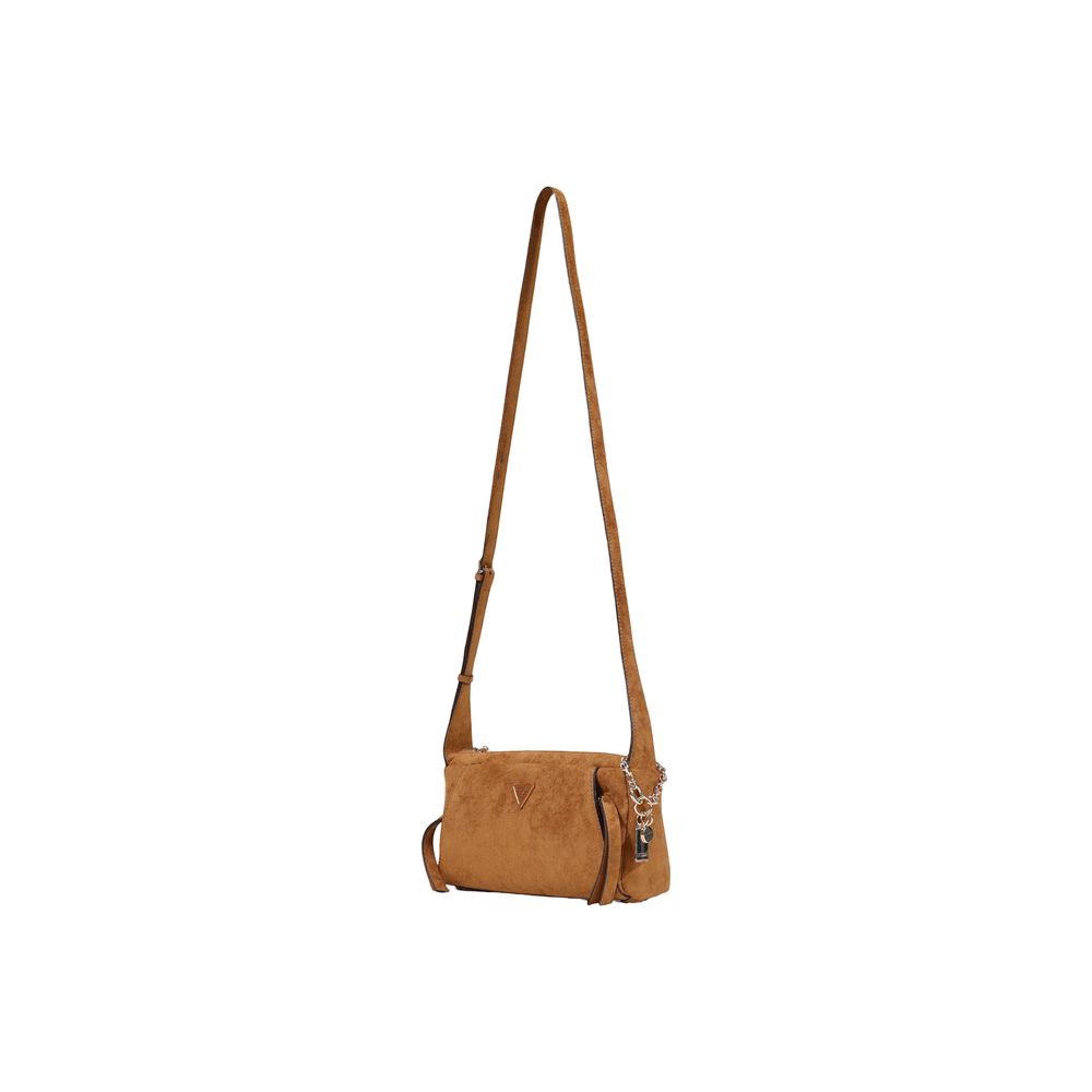 Guess Brown Polyester Women's Handbag