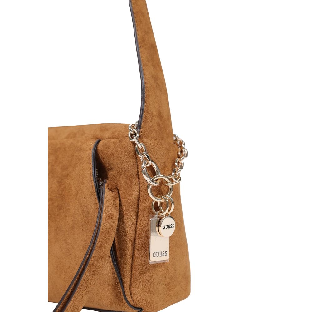 Guess Brown Polyester Women's Handbag