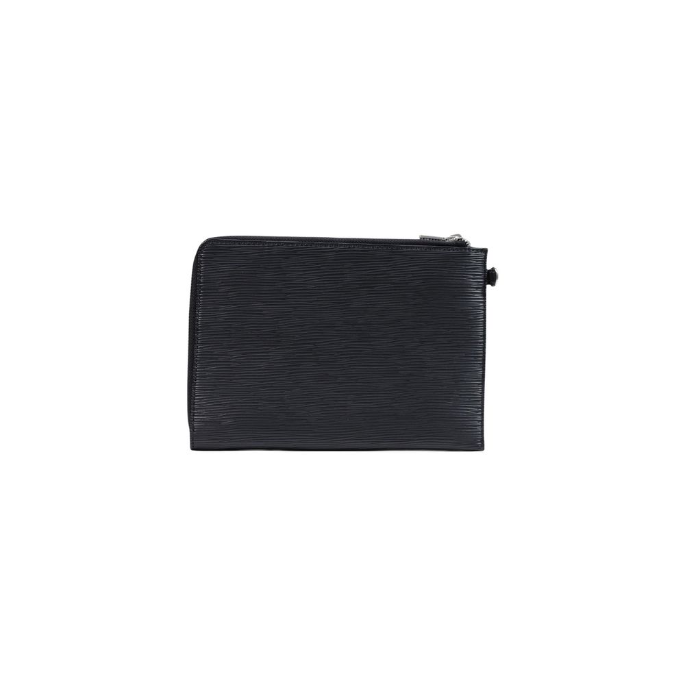 Guess Black Polyethylene Clutch Men's Bag