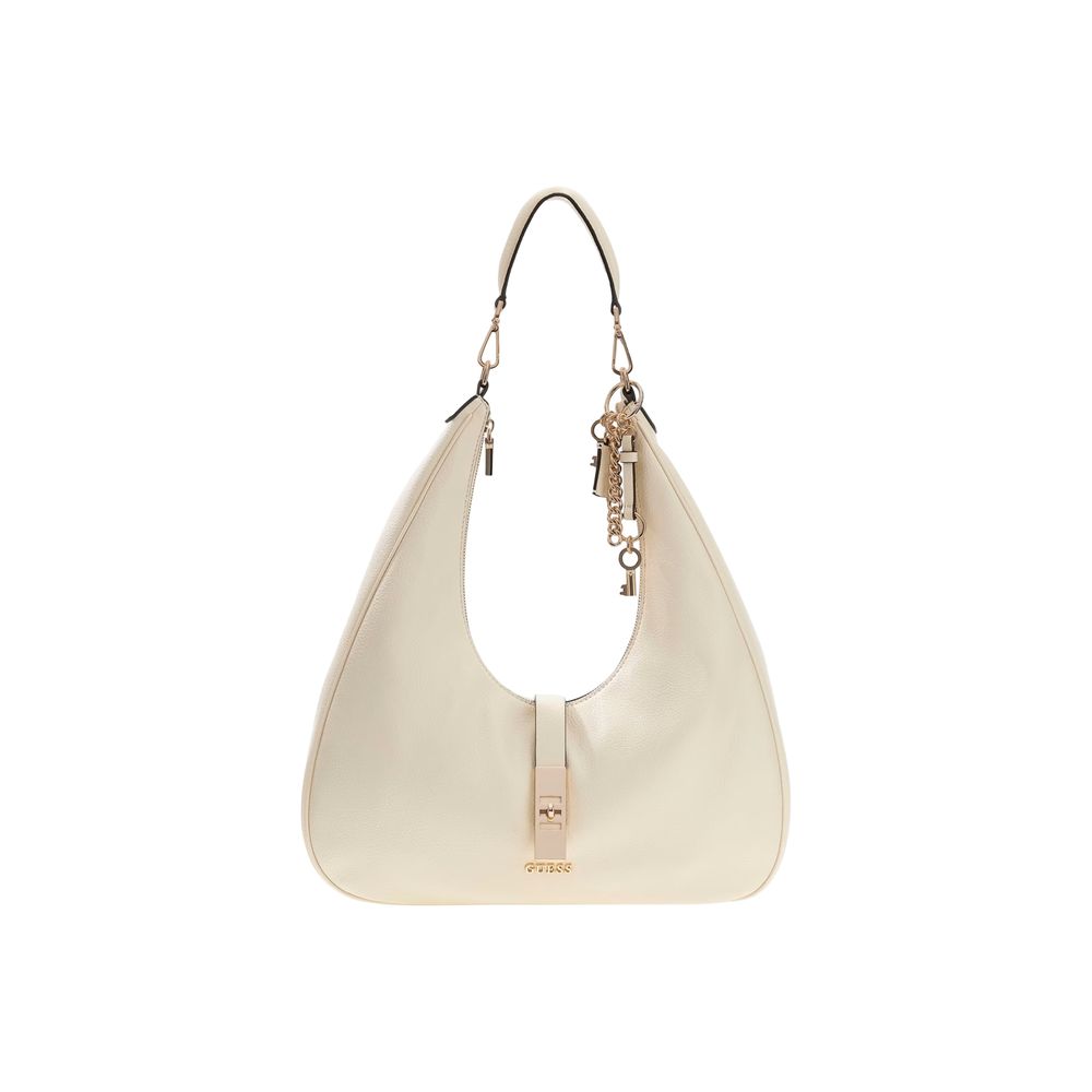 Guess Cream Polyethylene Women's Handbag