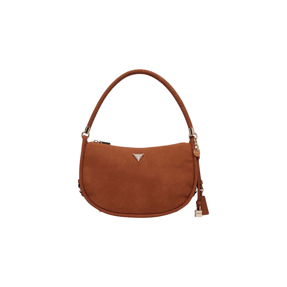Guess Brown Suede Leather Women's Handbag