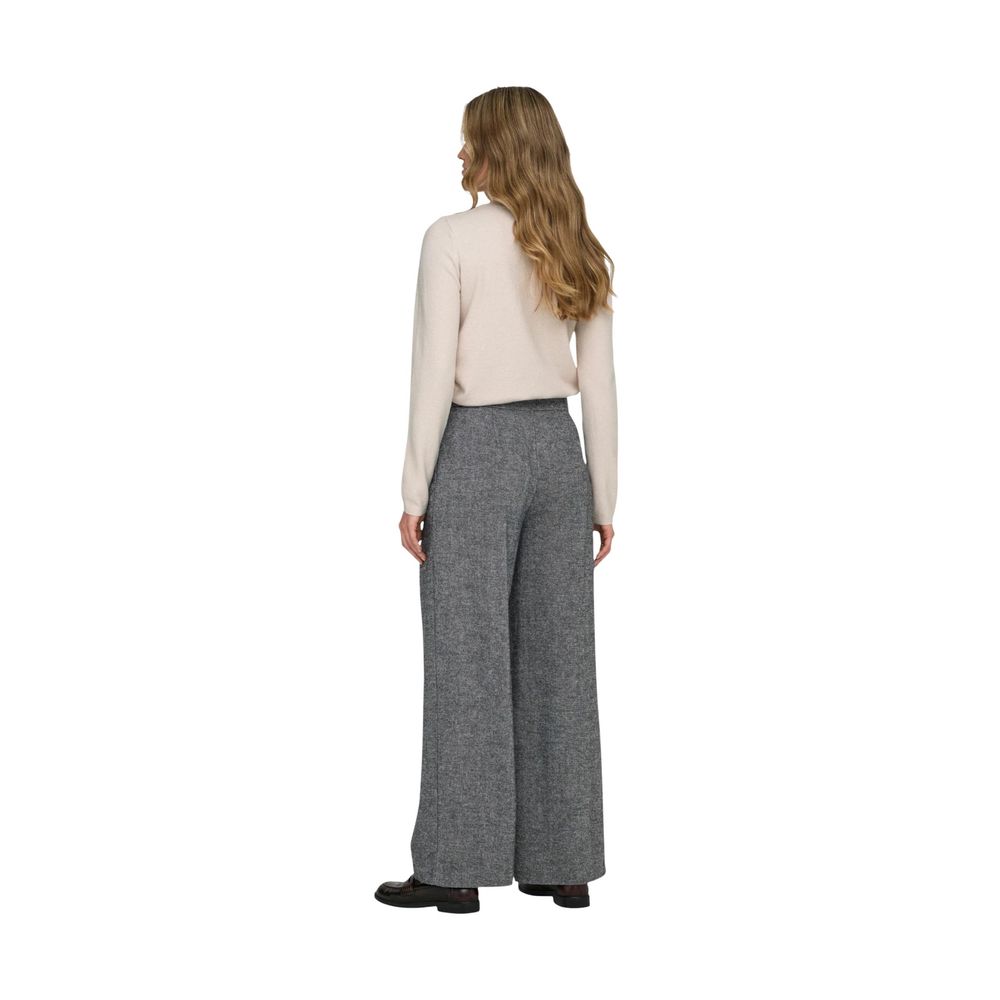 Only Gray Recycled Polyester Casual Women's Pants
