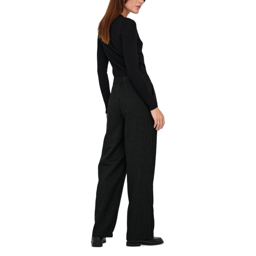 Only Black Recycled Polyester Casual Women's Pants