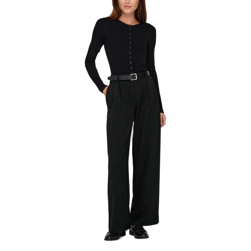 Only Black Recycled Polyester Casual Women's Pants