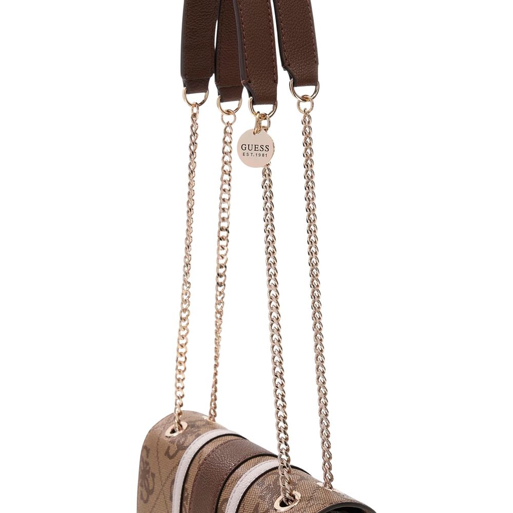 Guess Bicolor Polyethylene Women's Handbag