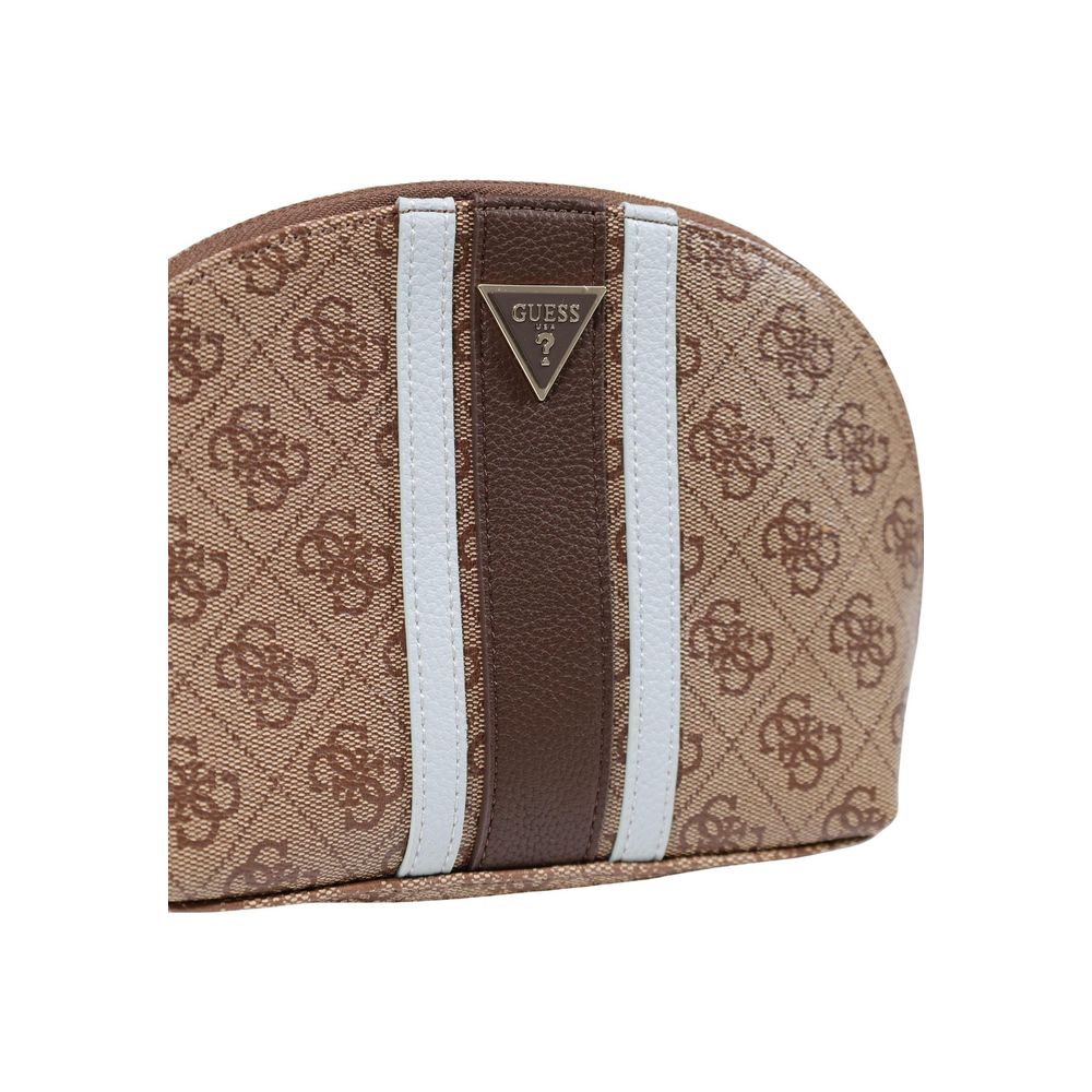 Guess Bicolor Polyethylene Clutch Women's Bag