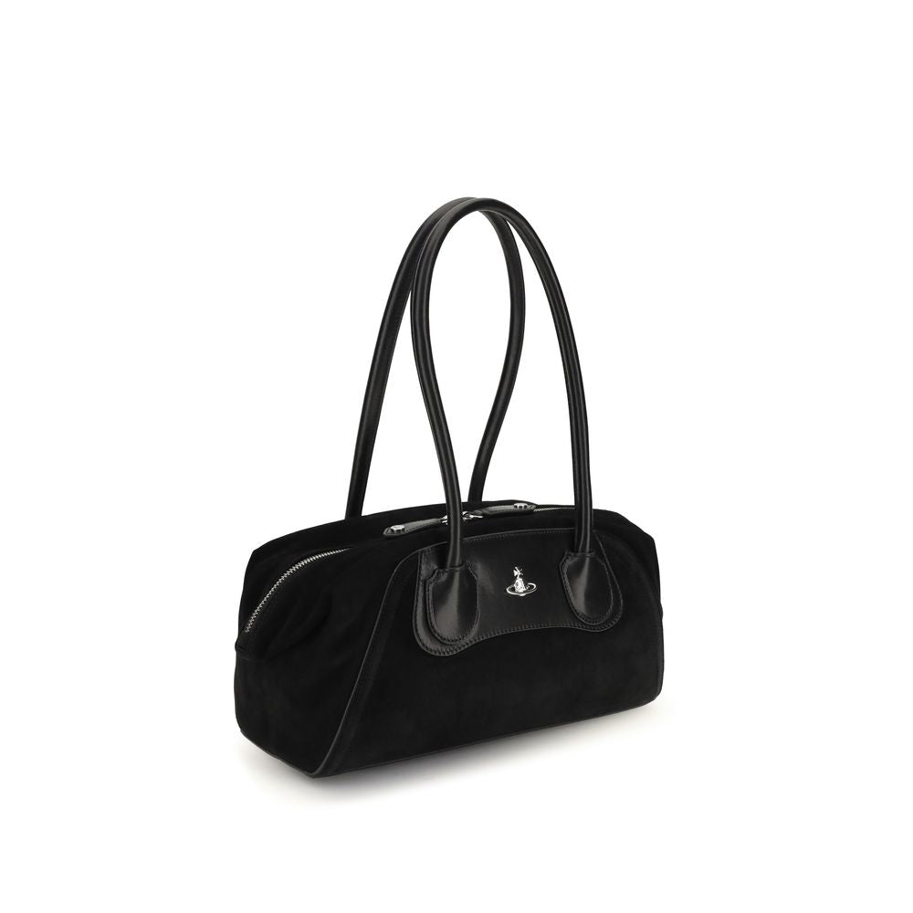 Vivienne Westwood Black Calf Leather Bos Taurus Shoulder Women's Bag