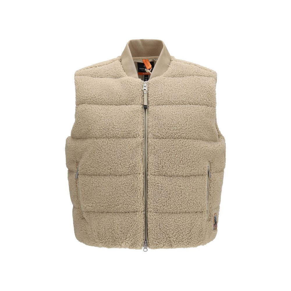 Parajumpers Beige Polyester Sleeveless Women's Jacket
