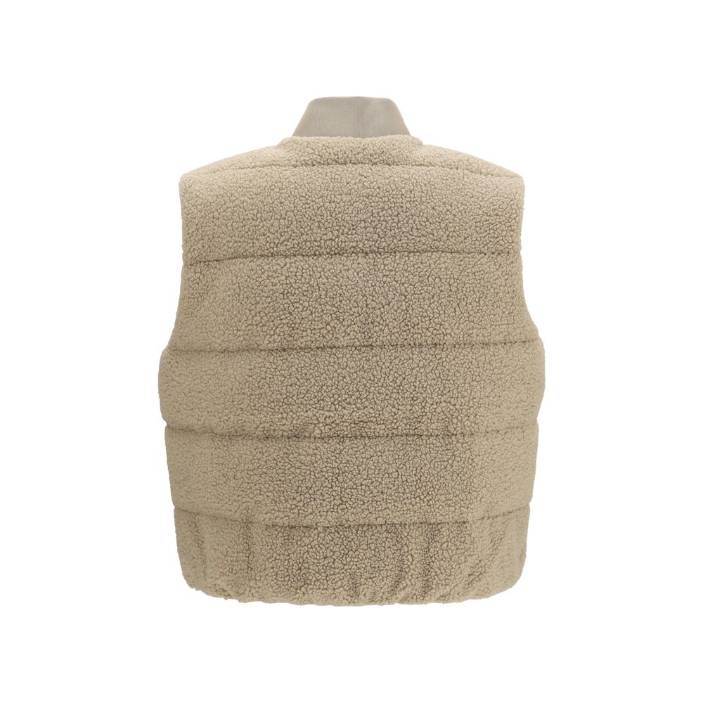 Parajumpers Beige Polyester Sleeveless Women's Jacket