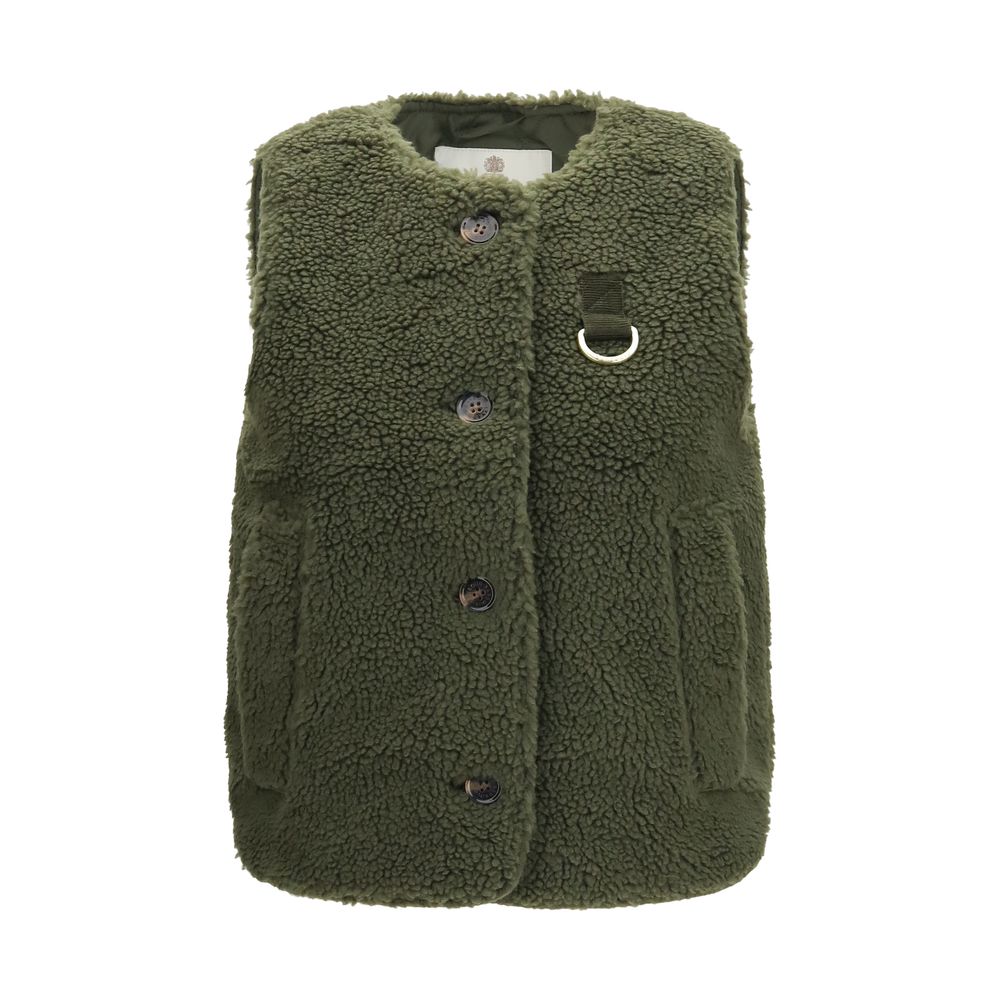 Barbour Bicolor Recycled Polyester Sleeveless Women's Jacket