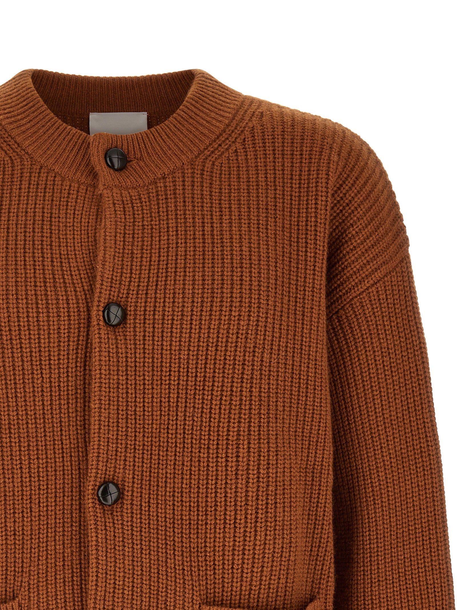 Isabel Marant Brown Merino Wool Men's Cardigan