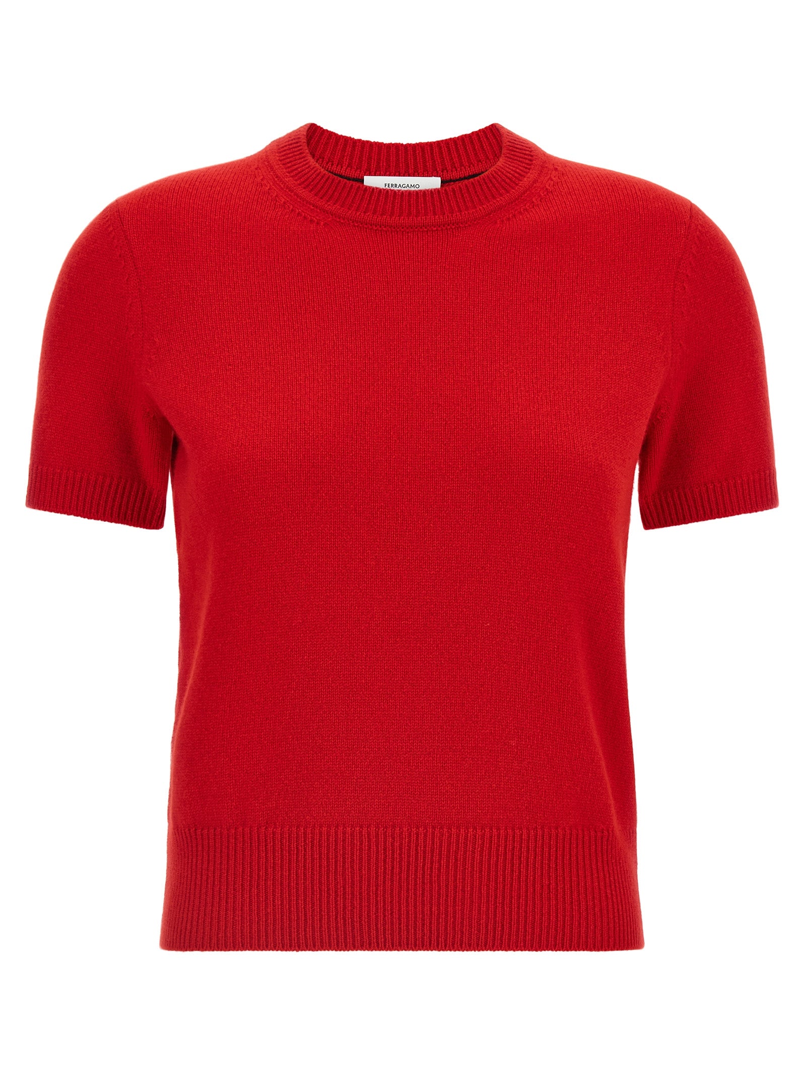 Ferragamo Red Cashmere Women's Sweater