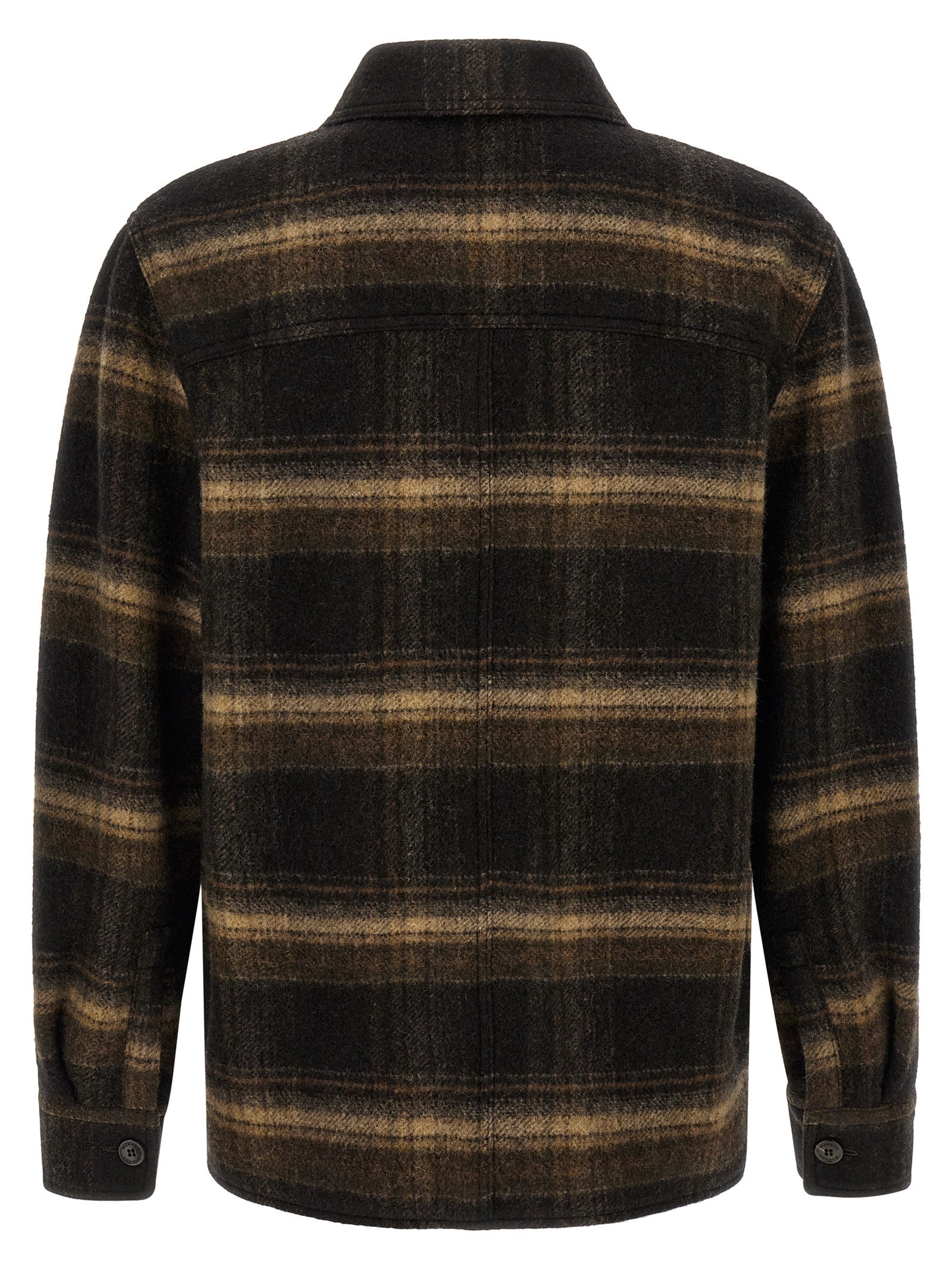 Isabel Marant Brown Wool Full-Length Men's Jacket
