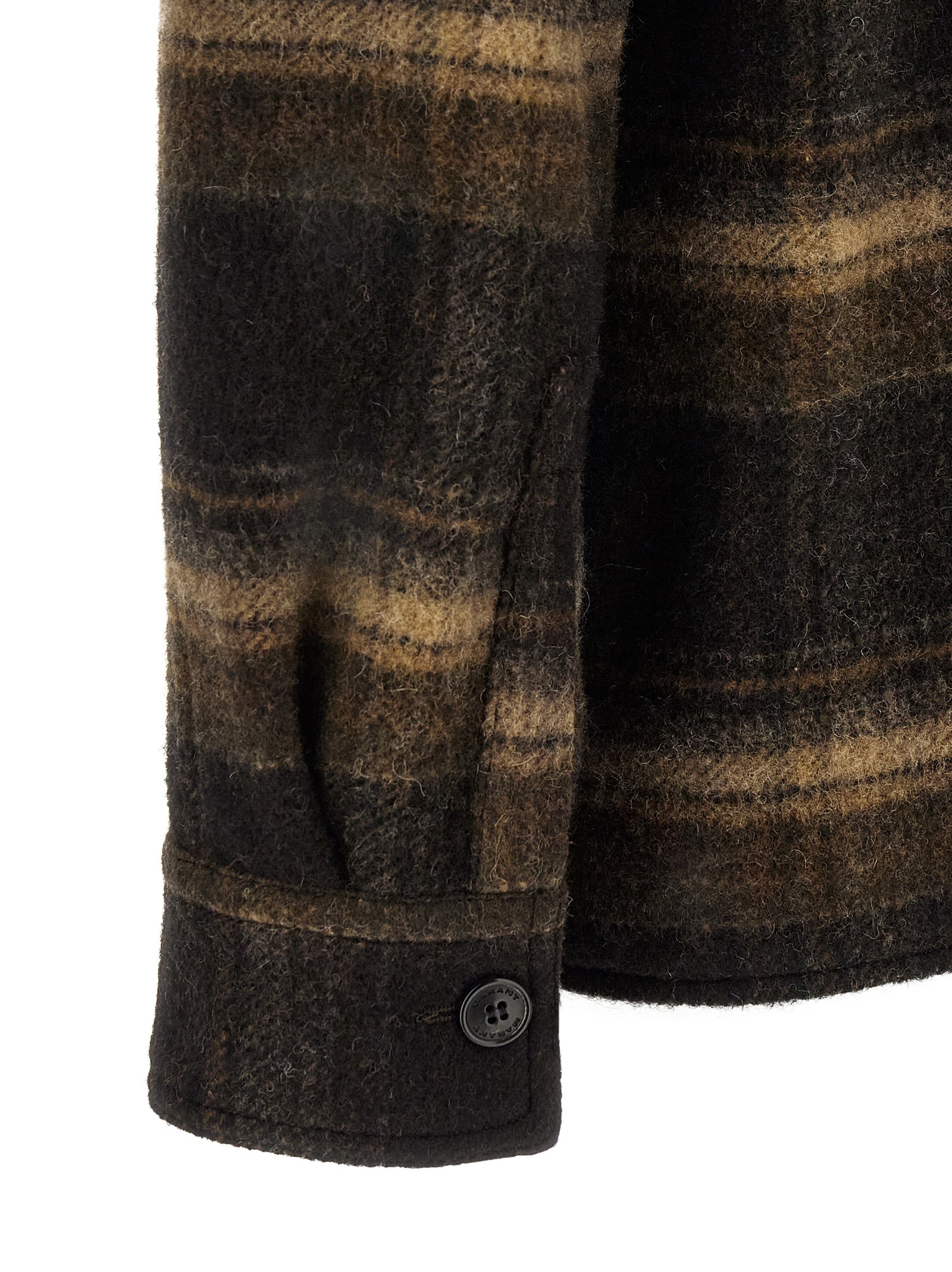 Isabel Marant Brown Wool Full-Length Men's Jacket
