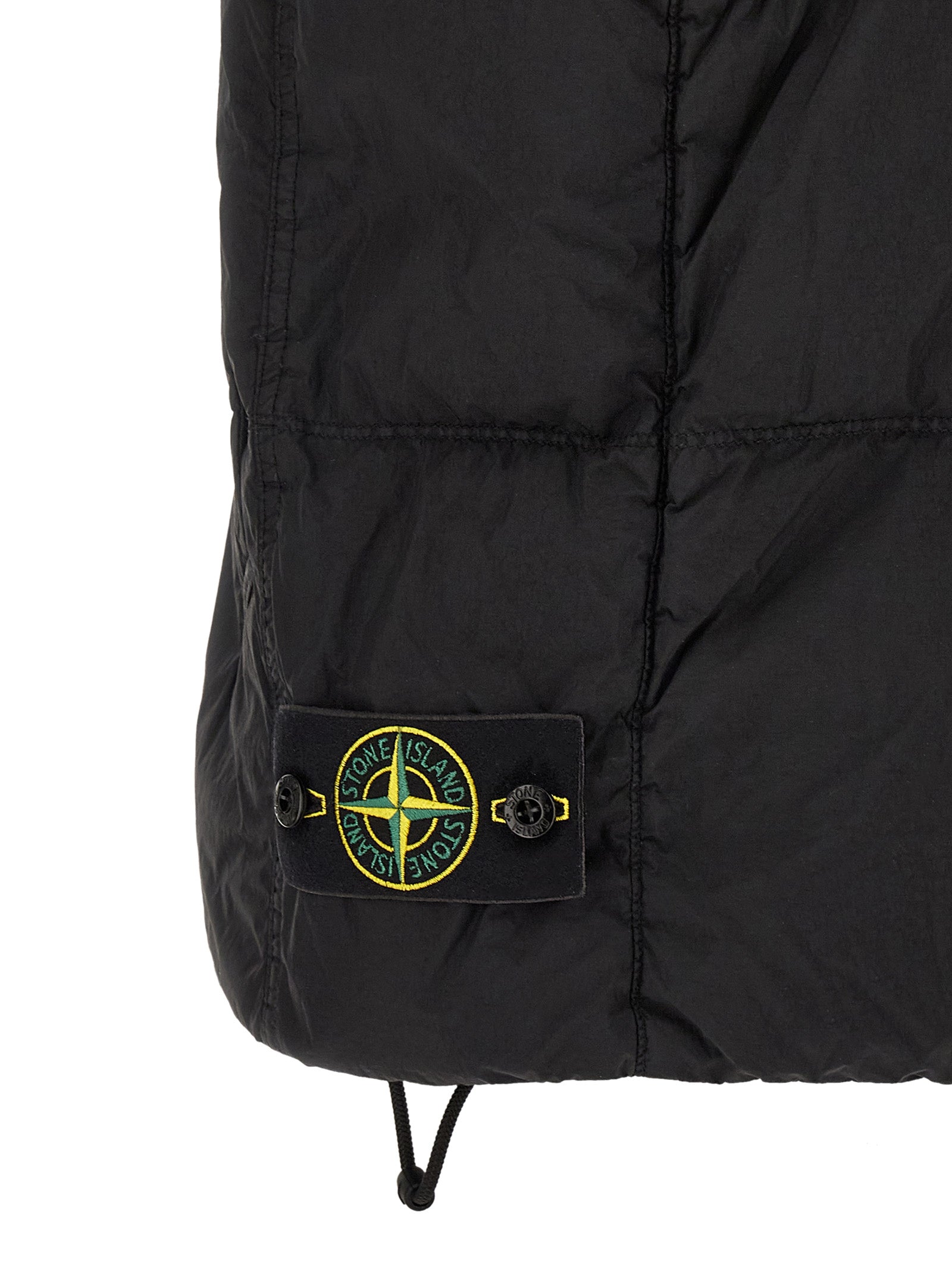 Stone Island Black Polyamide Sleeveless Men's Jacket