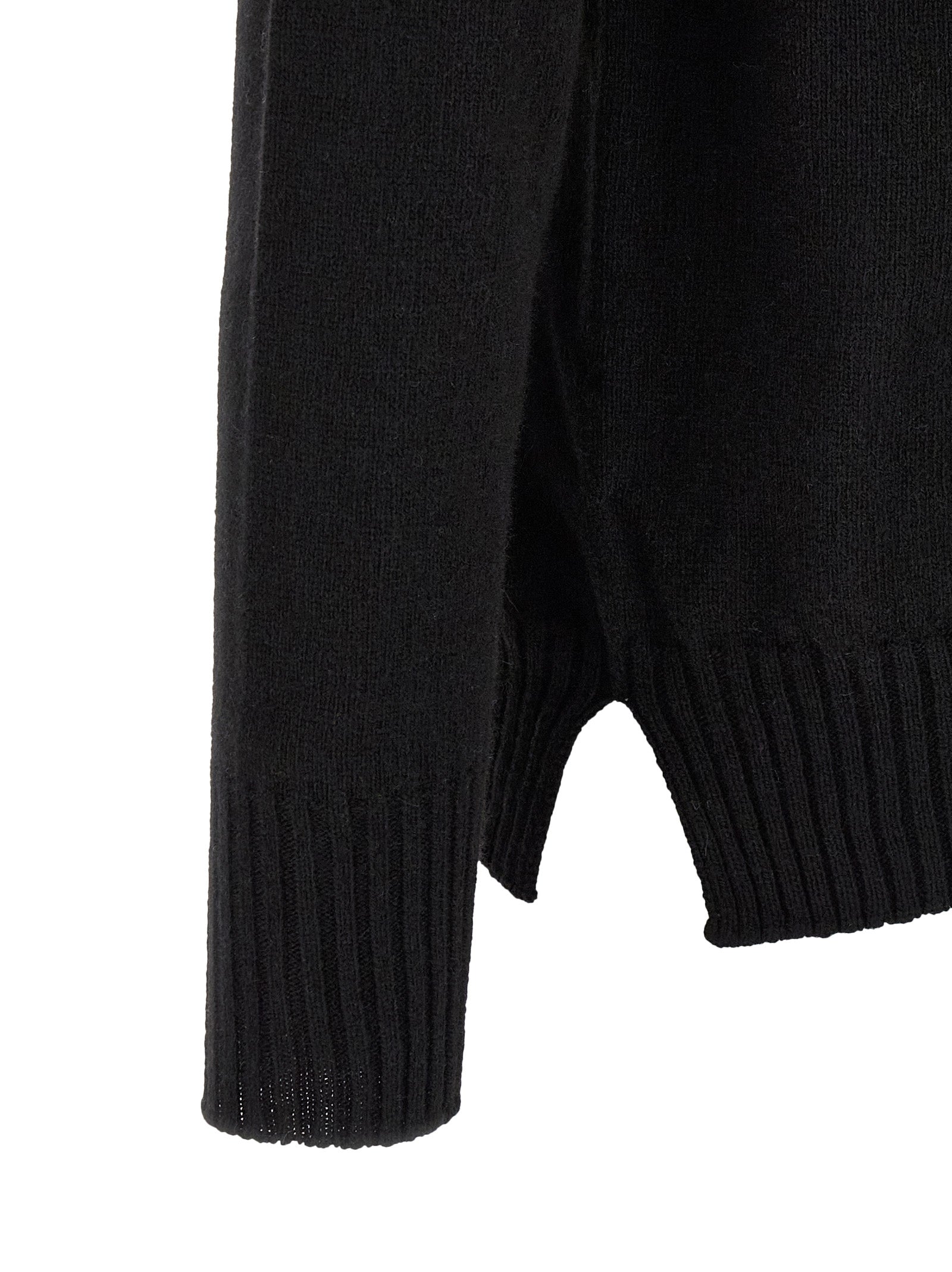 MA'RY'YA Black Cashmere Men's Cardigan