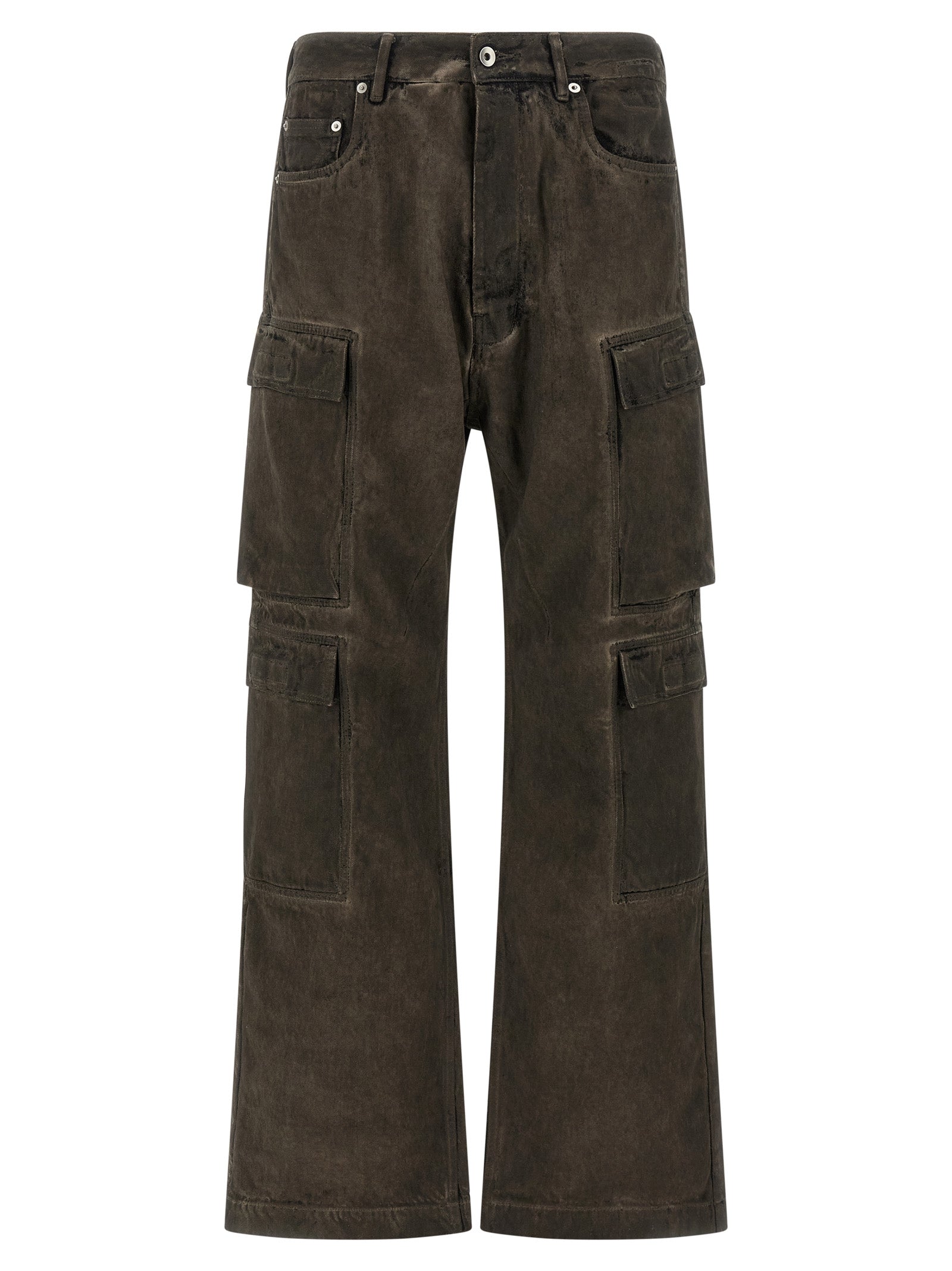 DRKSHDW Gray Cotton Cargo Men's Pants