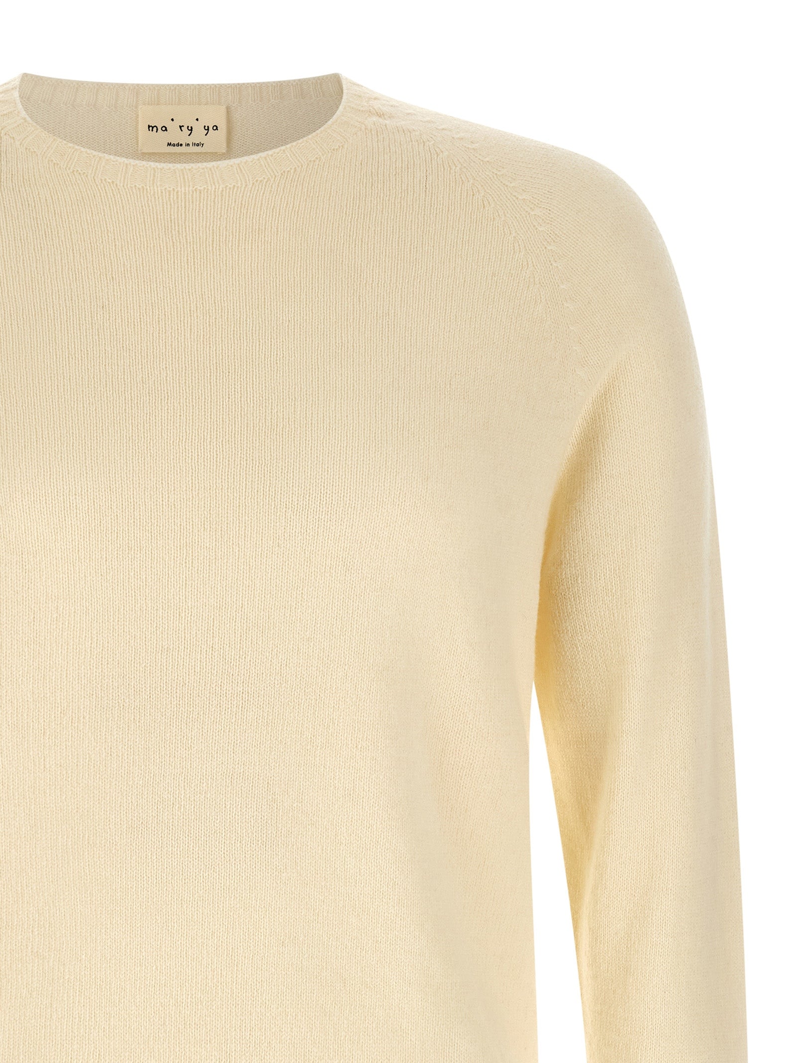 MA'RY'YA White Cashmere Men's Cardigan