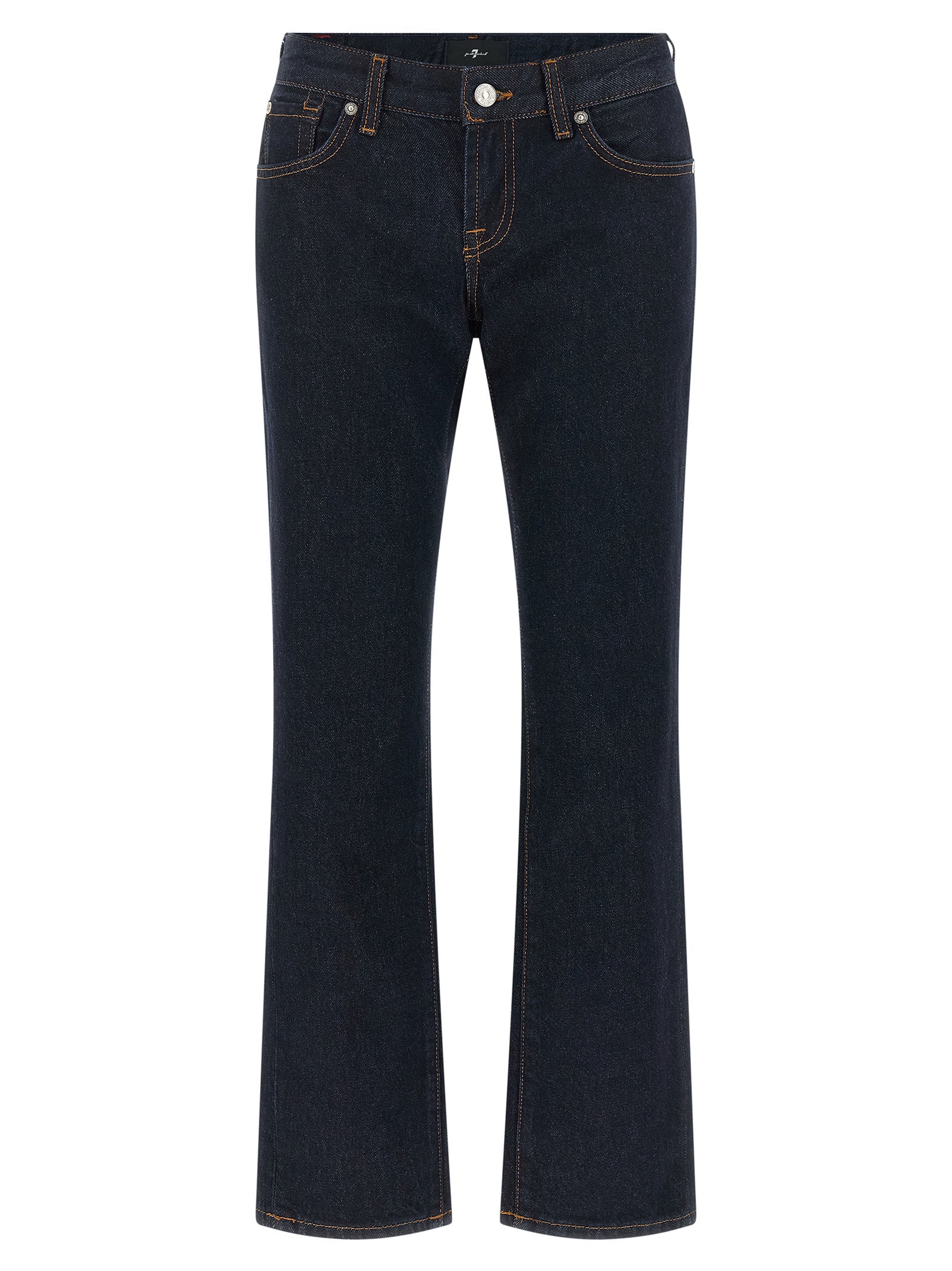 7 For All Mankind Blue Cotton Bootcut Women's Jeans
