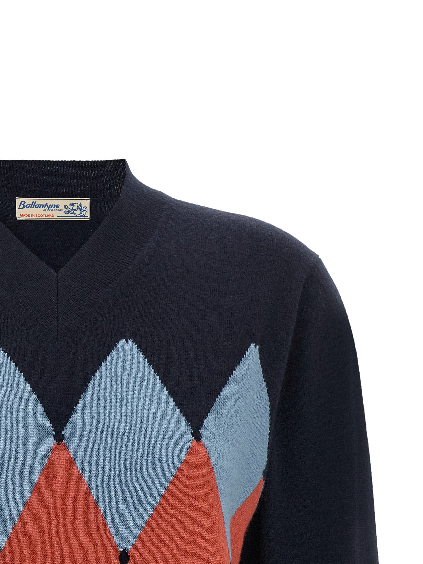 Ballantyne Blue Cashmere Women's Cardigan