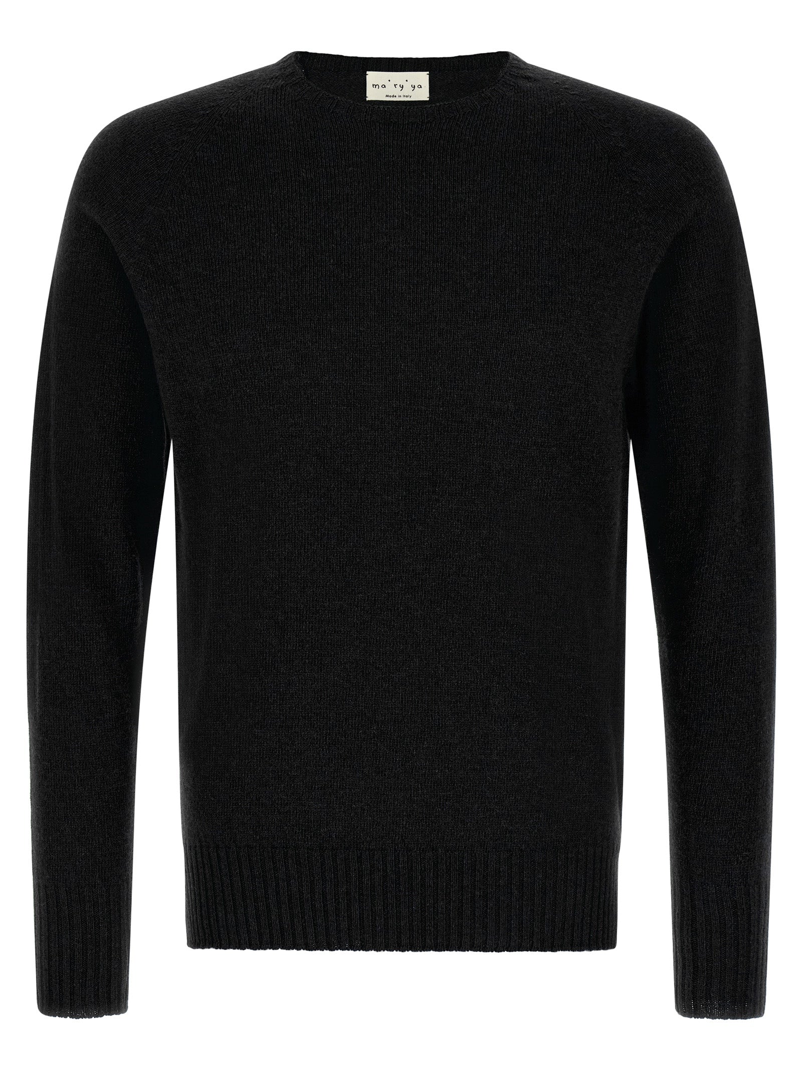 MA'RY'YA Black Cashmere Men's Cardigan
