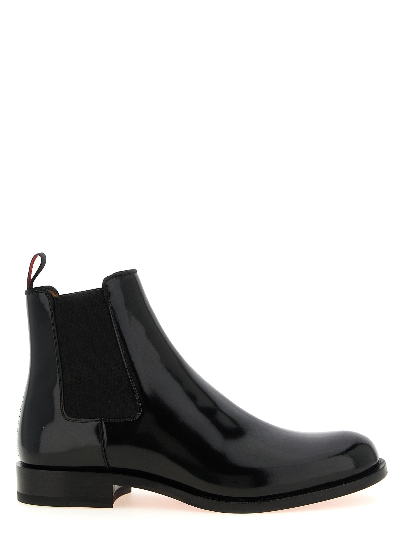 Christian Louboutin Black Calfskin Chelsea Men's Boots